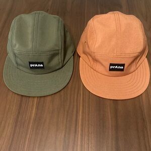 Bundle of two Prana 5 panel hats